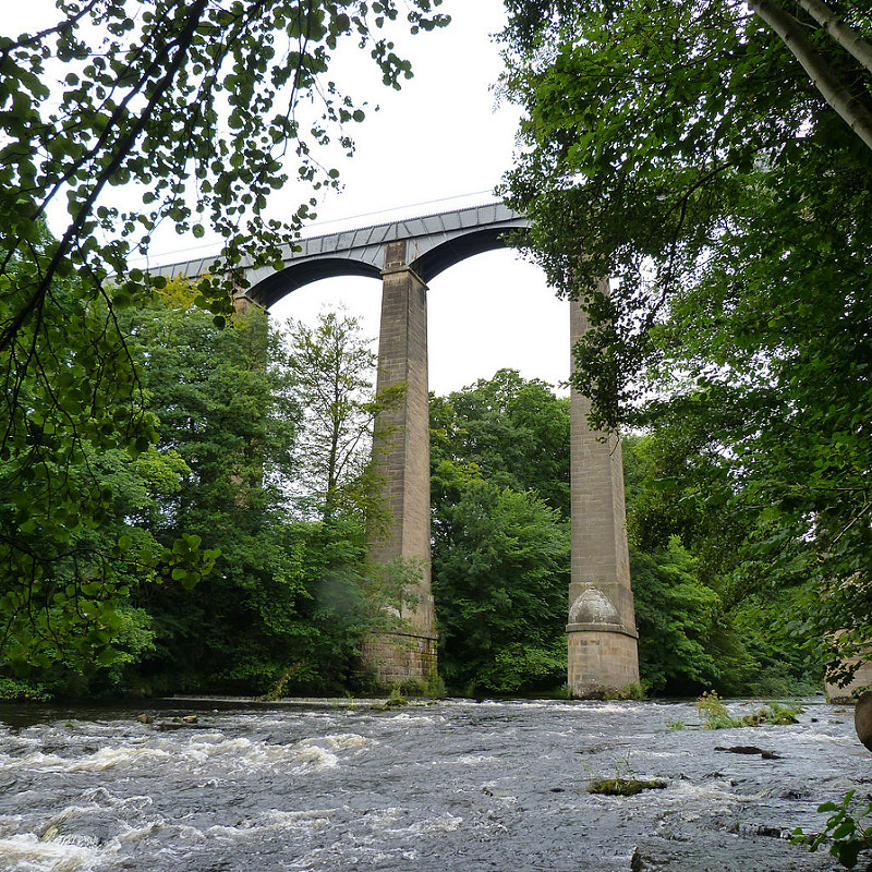 ポントカサステ水路橋と運河の画像21