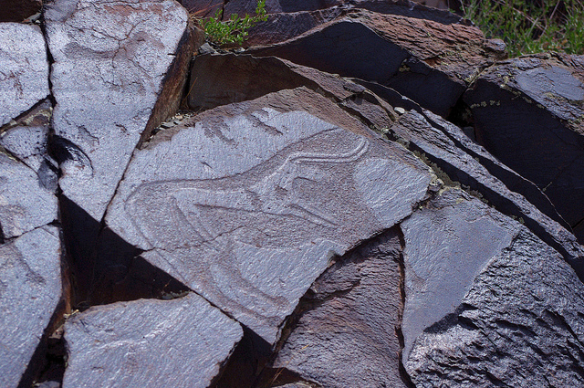 タムガリの考古的景観にある岩絵群の画像1